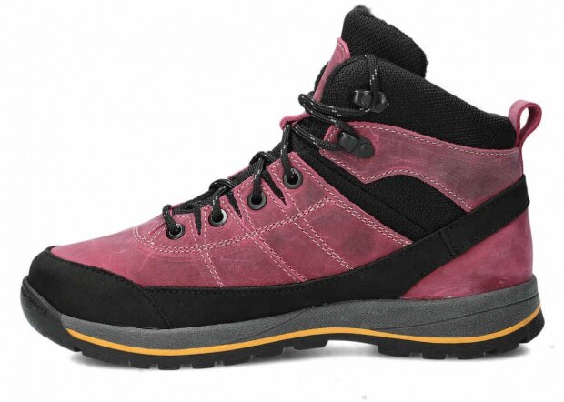 Kotníkové boty NAGABA 062 růžová crazy kožené