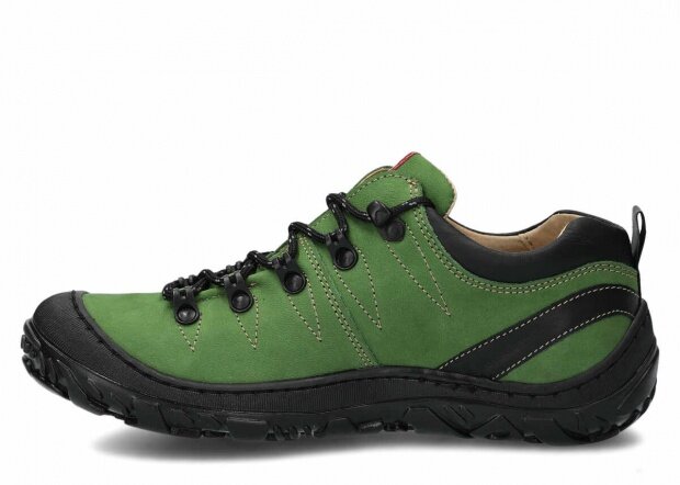 Nízké trekové boty NAGABA 241 zelená campari kožené