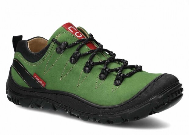 Nízké trekové boty NAGABA 241 zelená campari kožené