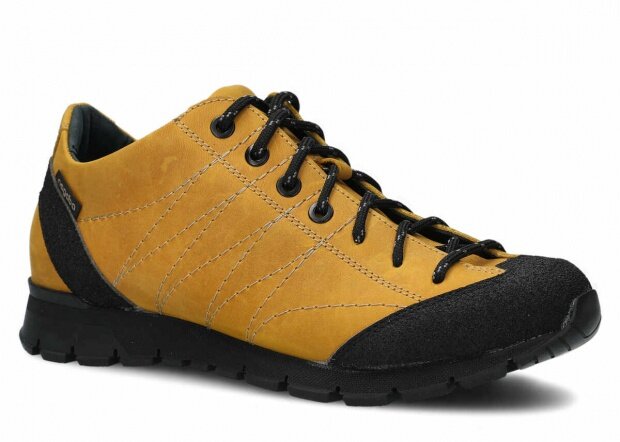 Nízké trekové boty NAGABA 121 žlutá crazy kožené
