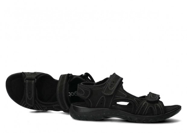 Dámské sandály NAGABA 264 černá crazy kožené