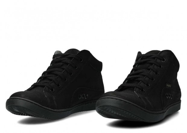 Kotníkové boty NAGABA 251 černá samuel kožené