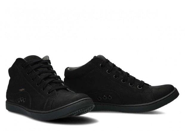Kotníkové boty NAGABA 251 černá samuel kožené