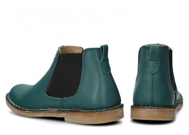 Dámské kotníkové boty NAGABA 085 zelená rustic kožené