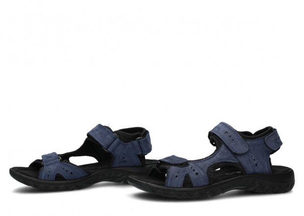 Dámské sandály NAGABA 264 tmavě modrá samuel kožené