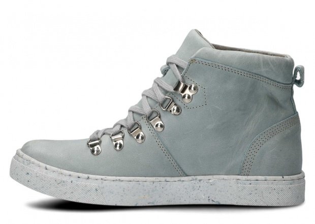 Kotníkové boty NAGABA 019 šedá parma koža