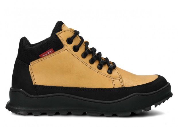 Kotníkové boty NAGABA 245 žlutá blue koža