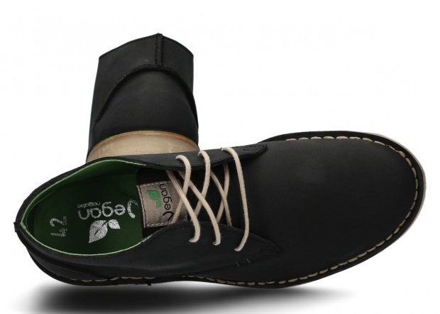 Pánské kotníkové boty NAGABA 422 černá nubuk vegan