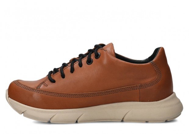 Polobotky NAGABA 125 rudá blue kožené
