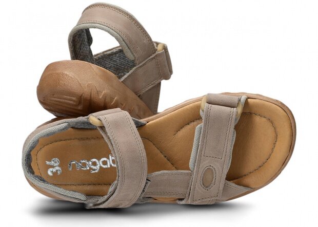 Dámské sandály NAGABA 168 béžová parma koža