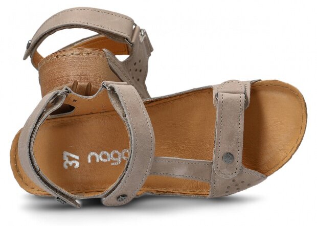 Dámské sandály NAGABA 306 béžová parma koža