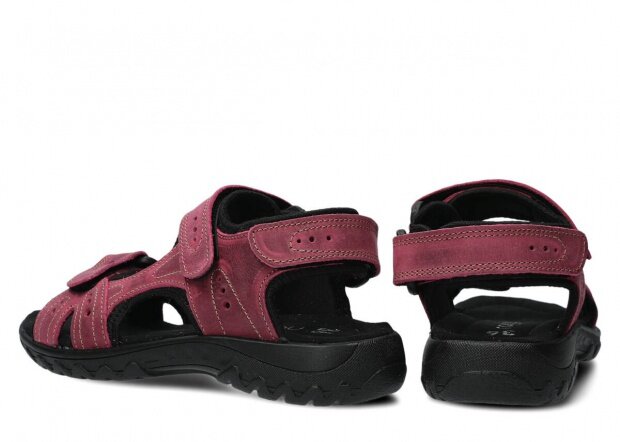 Dámské sandály NAGABA 264 růžová crazy kožené
