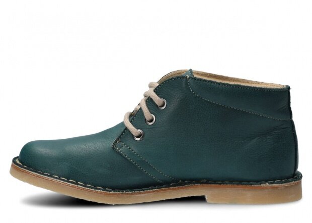 Pánské kotníkové boty NAGABA 075 zelená rustic kožené