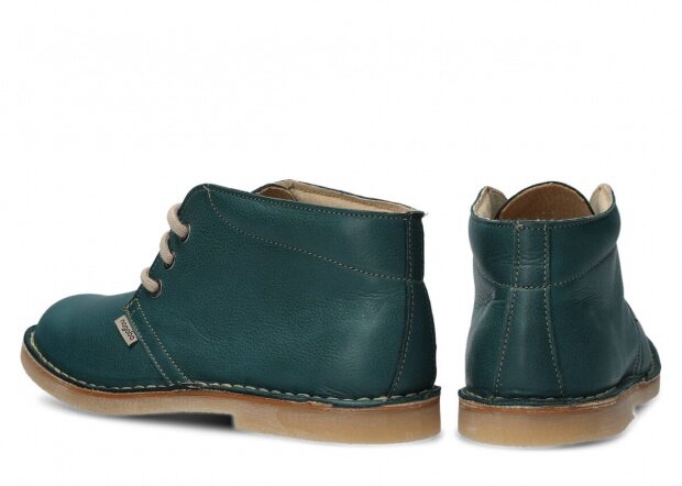 Pánské kotníkové boty NAGABA 075 zelená rustic kožené