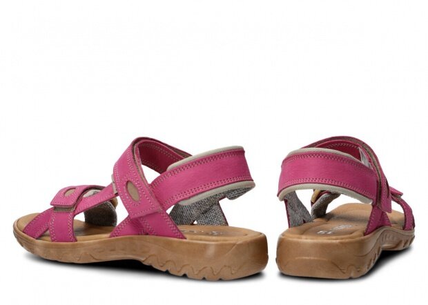 Dámské sandály NAGABA 168 růžová rustic kožené