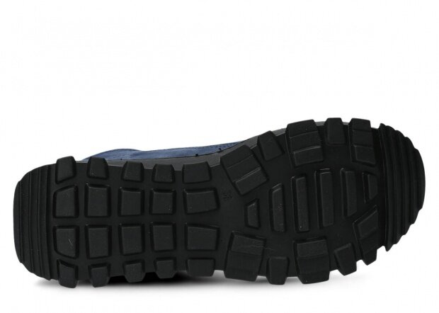 Kotníkové boty NAGABA 115 tmavě modrá samuel koža