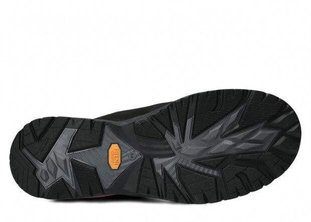 Pánské nízké trekové boty NAGABA 408 černá crazy kožené