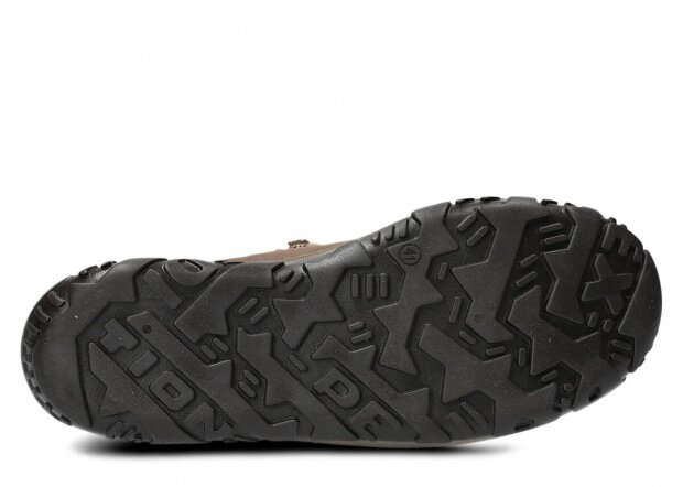 Nízké trekové boty NAGABA 054 béžová barka kožené
