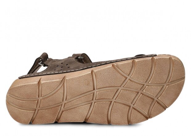 Dámské sandály NAGABA 306 olivová samuel kožené