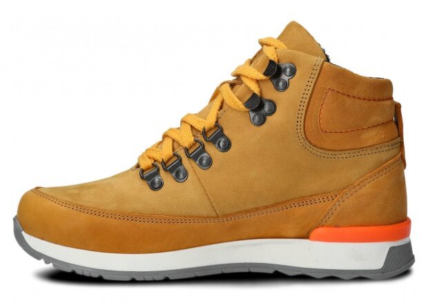 Kotníkové boty NAGABA 603 žlutá samuel koža