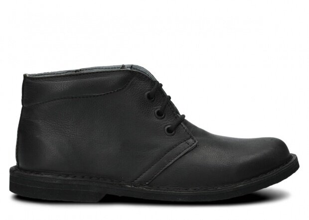 Pánské kotníkové boty NAGABA 075 černá rustic kožené