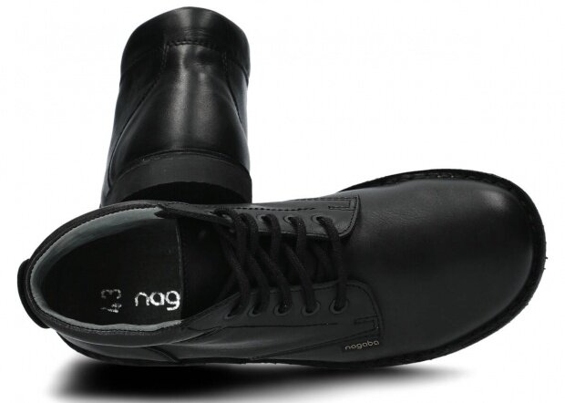 Kotníkové trekové boty NAGABA 079 černá magnum kožené