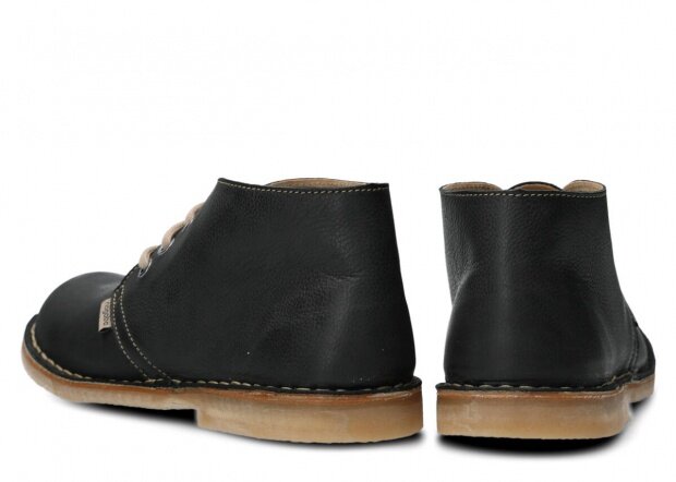Kotníkové boty NAGABA 082 TOBE černá rustic kožené