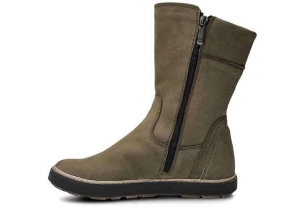 Dámské kotníkové boty NAGABA 051 khaki samuel koža