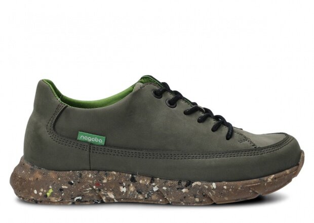 Polobotky NAGABA 125 khaki nubuk vegan 