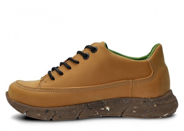 Polobotky NAGABA 125 žlutá nubuk vegan 