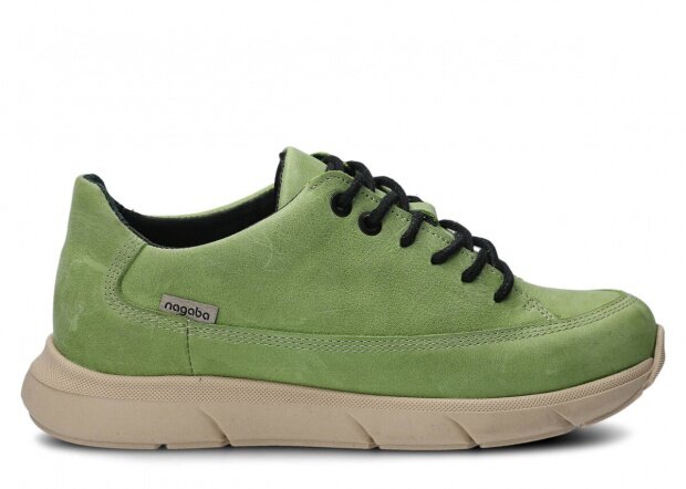 Polobotky NAGABA 125 pistácie parma kožené