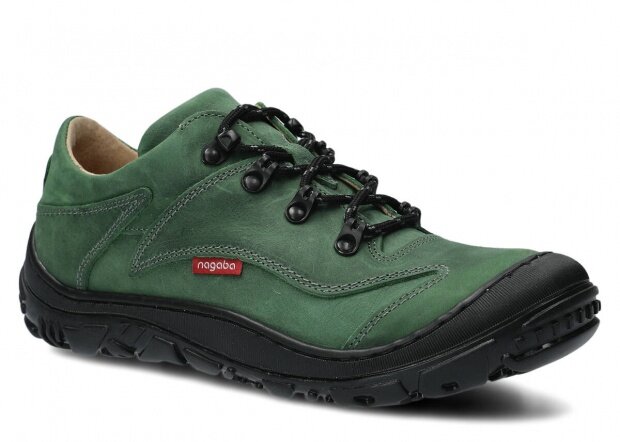 Nízké trekové boty NAGABA 255 zelená crazy kožené