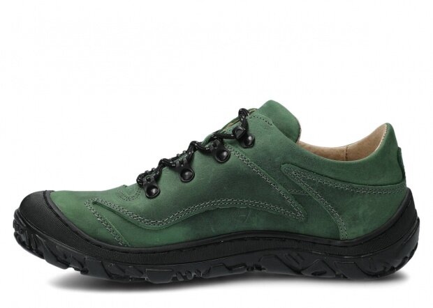 Nízké trekové boty NAGABA 255 zelená crazy kožené
