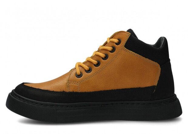 Kotníkové boty NAGABA 610 žlutá mrak koža