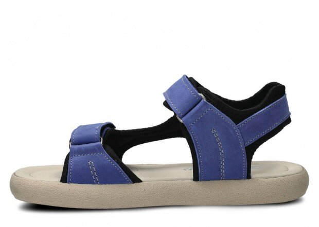 Dámské sandály NAGABA 025 modrá parma kožené