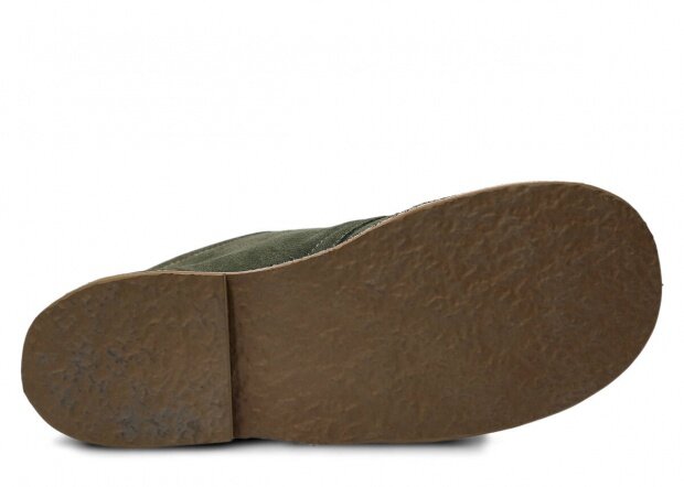 Pánské kotníkové boty NAGABA 075 khaki velur kožené