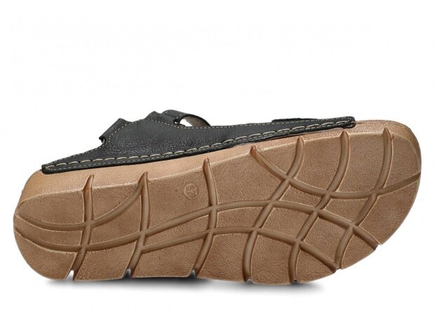 Dámské sandály NAGABA 359 černá rustic kožené