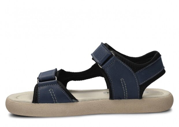 Dámské sandály NAGABA 025 tmavě modrá rustic kožené