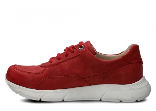 BOTY PRO MLÁDEŽ MODEL 128 ČERVENÁ PARMA - VELIKOST 37