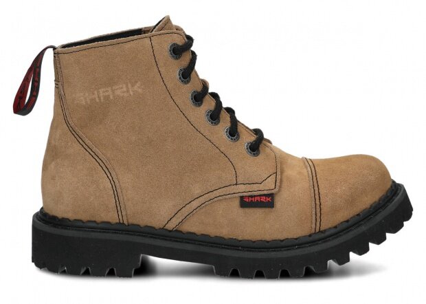 Glády SHARK NAGABA 6H béžová velur kožené