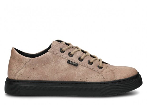 Pánské polobotky NAGABA 411 béžová mrak kožené