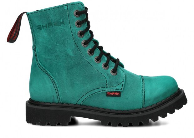 Glády SHARK NAGABA 8H smaragdová crazy kožené