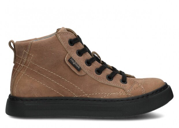 Kotníkové boty NAGABA 252 béžová barka kožené