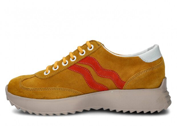 BOTY PRO MLÁDEŽ MODEL 127 ŽLUTÁ VELUR - VELIKOST 37