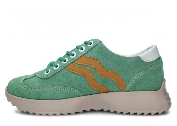 BOTY PRO MLÁDEŽ MODEL 127 MÁTOVÁ VELUR - VELIKOST 37