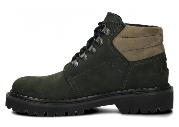 KOTNÍKOVE TRAPERKY NAGABA 112 KHAKI CRAZY + FLEECE - VELIKOST 38