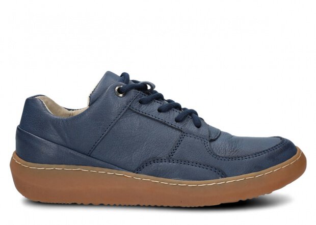 BOTY PRO MLÁDEŽ MODEL 128 TMAVĚ MODRÁ RUSTIC - VELIKOST 37