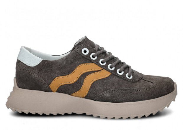 BOTY PRO MLÁDEŽ MODEL 127 GRAFITOVÁ VELUR - VELIKOST 37