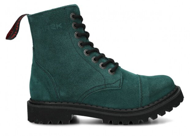 Glády SHARK NAGABA 8H smaragdová velur kožené