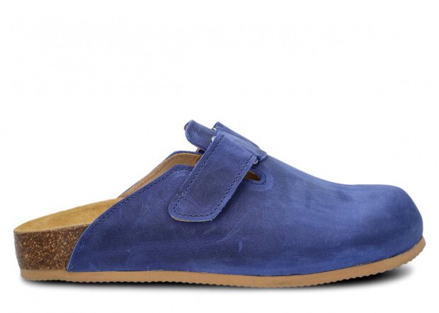 Profilované Nazouváky NAGABA 018 modrá crazy kožené v. 38-46